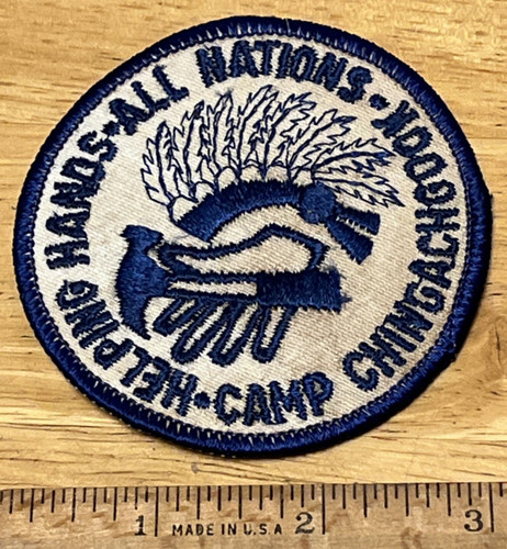 Vintage ymca camp chingachgook - ymca,